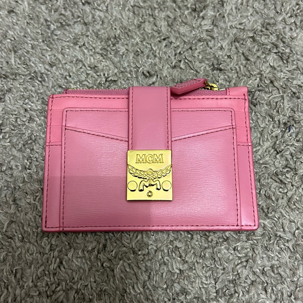 Pink MCM Wallet/Card Holder